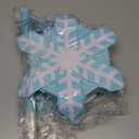 Winter Piñata Snowflake Piñata Wonderland Themed Pinata with Stick Confetti and Blindfold for Winter Princess Birthday Party Supplies Decorations