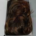 REEWES 70s Farrah Fawcett Wig - Vintage Synthetic Full Wig, Feathered Style for Women - Brown