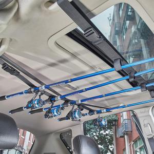 Fishing Rod Carrier, Pole Holder for Vehicle/Ship Rear Seats, Car, SUV, Wagons, Vans