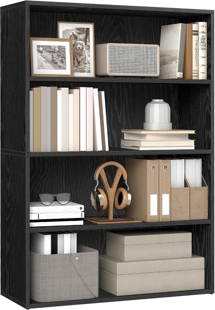 VASAGLE 4-Tier Bookshelf, Storage Organizer, 31.5 x 9.4 x 42.5 Inches