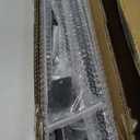 15 Pack Iron Balusters Square Hollow Stair Spindles 1/2" Metal Balusters with Iron Baluster Swivel Shoes for Staircase