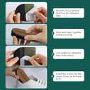 Adjustable Heel Lift Inserts for Shoes - Bukihome Orthopedic Shoe Lift for Uneven Legs 4 Layers Height Increase Insole for Heel Pain,Heel Spur,Achilles Tendonitis, Large