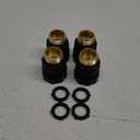 Twinkle Star 3/4 Inch Garden Hose Fitting Quick Connector Male and Female Set, 4 Set, Garden Hose Adapter, Quick Connect Hose Fittings, Garden Hose Connector, Hose Attachment