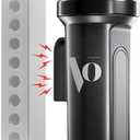 Mag Shaker Bottle (24oz), Leak-Proof BPA-Free Bottle with Phone Holder Mount, Attaches Securely to Gym Equipment, Shaker Cup for Protein Shakes, Fitness & Workouts by Strenvo