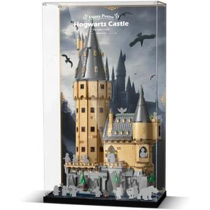 Acrylic Display Case Compatible with Lego Hogwarts Castle: The Main Tower, Dust-Proof Protective Showcase Box for Lego 76454 (Only Case - Model Not Included)