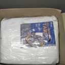 GUARD SHIELD Heavy Duty Tarp 20x40 Feet White Multi Purpose Thick Waterproof Poly Tarp Cover 10mil