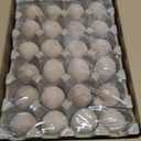 SallyFashion 48 Pcs Wooden Eggs for Crafts, Fake Brown Eggs to Paint Easter Dyeable Decorations Baskets for Kids Color