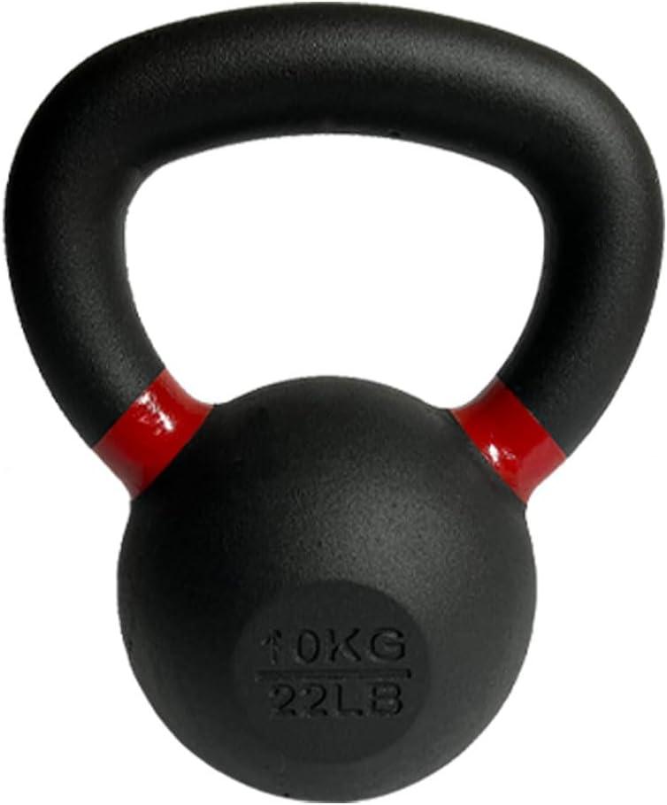 Fitness First Powder Coated Cast Iron Kettlebell - Powder Coated for Durability, Ideal for Strength Training and Conditioning (12, Kilograms)