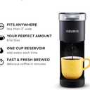 Keurig K-Mini Single Serve K-Cup Pod Coffee Maker, 6 to 12oz Brew size, with Cord Storage, Perfect for Small Spaces, Black