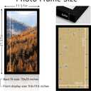Picrit 10x20 Picture Frame, Photo Frame for Wall Mounting Display, Black