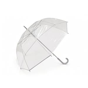 Clear Bubble Umbrella – See Through, Rain & Windproof Umbrella for Weddings, Prom, Graduation and Outdoor Events - Automatic Open, Crook Handle, Clear Dome