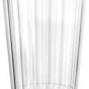 Party Essentials Deluxe/Elegance Hard Plastic Party Cup/Old Fashioned Tumbler/Cocktail Glass, 10 oz., 80 Count, Clear