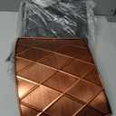 Lanpn Metal Christmas Tree Collar 24 inch, Christmas Tree Ring Collar for Small Mini Pencil Xmas Stand Cover Real Artificial Trees Indoor Outdoor Decoration (Bronze, Diamond)