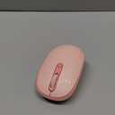 TECKNET Wireless Mouse, 2.4G Quiet Computer Mouse with USB Receiver, 4 Buttons Portable Cordless Mice for Chromebook, Laptop, PC, Mac, 800/1200/1600 DPI - Pink