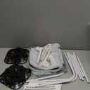 L&W BROS. 2 Pc Heavy Duty Cat Window Perch Holds up to 50 lbs, Foldable Cat Window Hammock with 4 Strong Suction Cups, Easy to Install, 24" Window Seat for Large or Multiple Cats (L 2Pc)