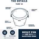 YETI TANK 45 Bucket Cooler, White