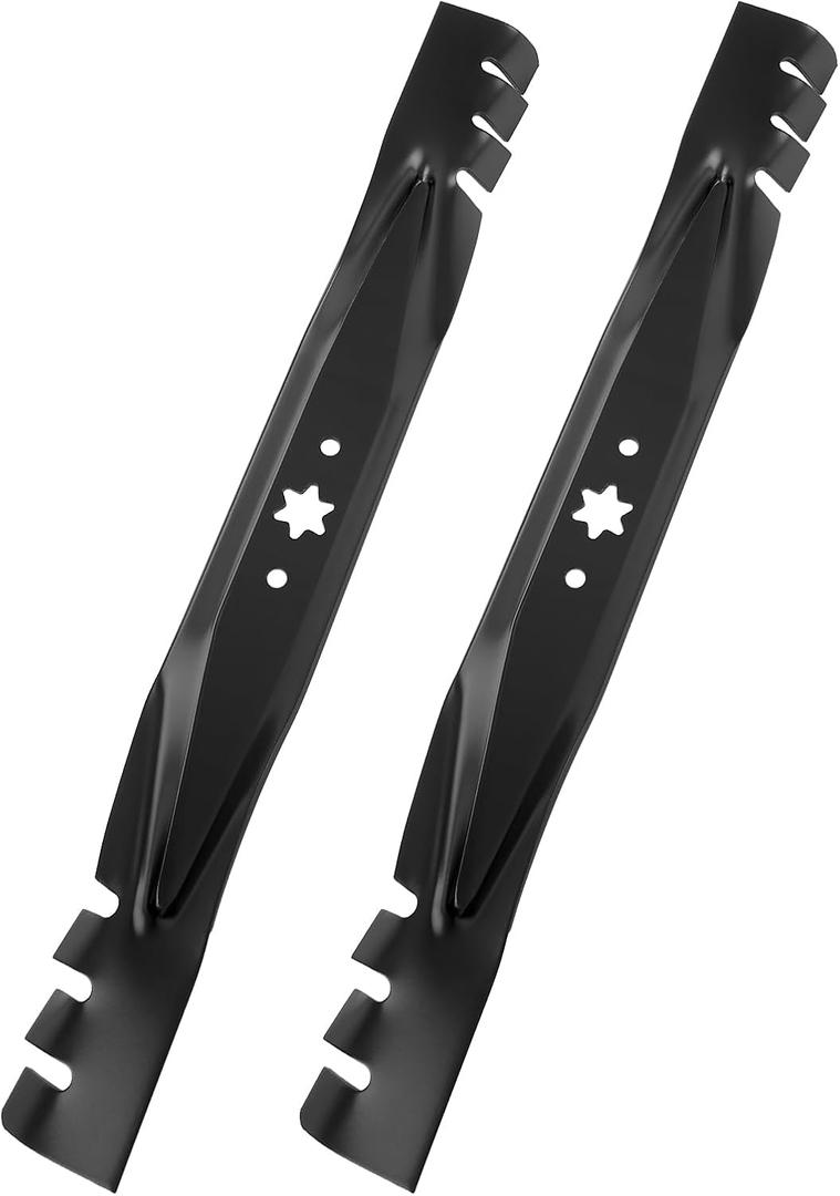 942-04308-X Mower Blades for Crafts Man 42" Deck Cub Cad et Troy Bilt M TD, 742-0616A Gator Mulching Blades Fit 42 inch Riding Tractor Zero Turn Mower, Replaces 742-0616, 2 Pack
