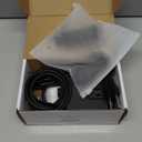 SINKINGDOM Garbage Disposal SinkTop Air Switch Kit with Long Button,Brass Made Cover,UL,Matte Black