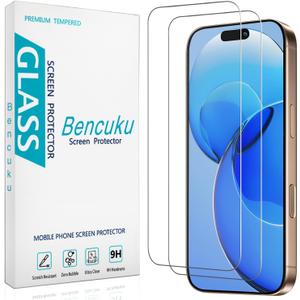 (2 Pack) Designed for iPhone 16 Pro Max 6.9-inch Tempered Glass Screen Protector, Full Coverage, Anti Scratch, Bubble Free