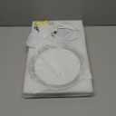 Makeup Mirror with Lights 8 Inch 1X/10X Rechargeable Double Sided Magnifying, 360 Rotation LED HD Mirror with 3 ColorsBrightness Adjustable, Gifts for Wowen & Men