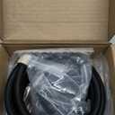 6AN PTFE Fuel Line Kit 10FT, Nylon Braided Hose with Fittings, Automotive Fuel System Braided Oil Gas Fuel Hose CPE with 6 Pcs Swivel Hose End Fittings Adapter Kit Black