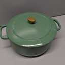Ballarini Bellamonte Cast Iron Dutch Oven with Lid 4.25-qt, Serves 3-4, Saggio Green