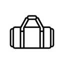 Foldable Travel Duffle Bag, Airlines Approved Carry On Bag Weekender Overnight Bag for Men Women, 40L (Black)