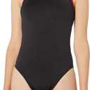 TYR Women's Durafast Elite Trinityfit Swimsuit (24, Black/Red)