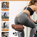Wide Bicycle Seat for Comfort Men Women, Oversized & Extra Soft Wing Padded Bike Seat Cushion, Comfortable Large Bike Saddle for Ebike, MTB, City Bike, Beach Cruiser, Stationary Exercise Bike