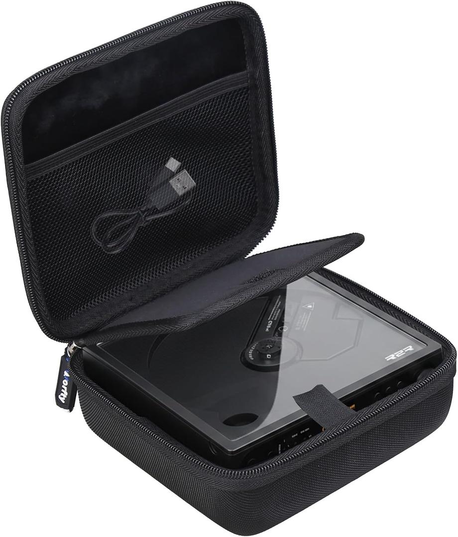 Case for FiiO DM15 Portable Stereo CD Player - Hard Travel Protective Carrying Storage Bag, Box Only (Black)
