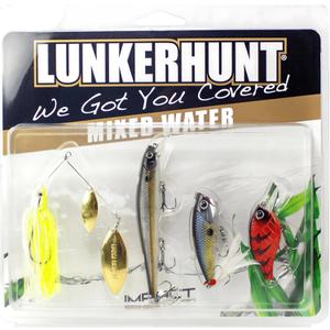 LUNKERHUNT Deep Diving Crankbaits  4-Pack | Premium Hard Bait Fishing Lures for Bass, Walleye & Saltwater | Ideal for Deep Water Action