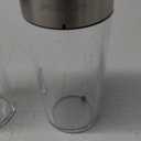 FORLIM Gravity Electric Salt and Pepper Grinder Set, USB Rechargeable 9oz Large Capacity Salt Grinder, Automatic One-Click Grinding One Hand Operated Adjustable Coarseness Pepper Mill(Silver) (XL)