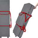 Cuddly Nest 10x20ft Wheeled Canopy Bag Replacement for Commercial Pop Up Canopy Tent - 900D Rolling Carry Storage Bag with Sturdy Handles/Buckle Strap and Pocket