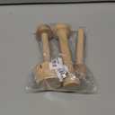 Wooden Tart Tamper Set, Double Side Pie Pastry Dough Tamper, Egg Tart Pan Mold DIY Cake Pastry Baking Tool for Mini Egg Tart, Cheesecakes, Pasta and Dessert Baking (3 Pieces)