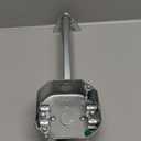 Therwen Adjustable Fan Electrical Box Brace 14.2 Inches Long Silver Ceiling Fan Mounting Bracket for Fans and Light Fixtures