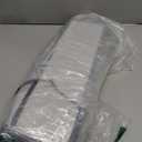 Clear Handbag Storage Organizer Dust Cover Bags-Over The Door Handbag Storage Organizer with Zippers 4 Grids Vesiable Fully Enclosed Purse Organizer for Closet (Clear Grey)