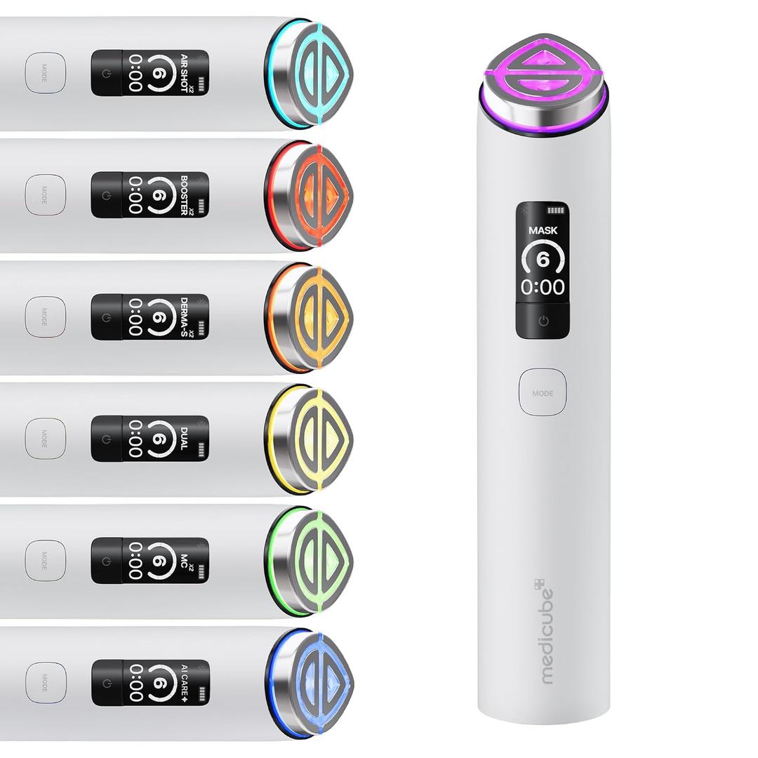 medicube Booster Pro X2™ - 7 IN 1 Glow Beauty Device, 2X Glow Care, White