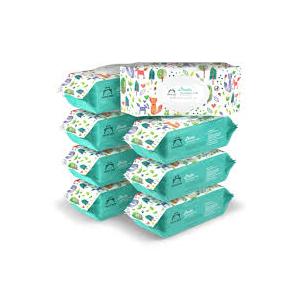 8-Pack x 100-Count Amazon Brand Mama Bear Gentle Fragrance-Free Baby Wipes