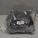 Tititex Luxury Black White Curve Line Bathroom Rug Set, 20x32 inch + 16x24 inch 2 pcs Extra Soft and Absorbent Microfiber Bath Rugs, Non-Slip Plush Shaggy Carpet, Mats for Floor, Tub and Shower