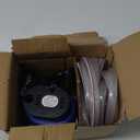 AgiiMan Pool Cover Pump Above Ground - Submersible Swimming Sump Inground Pump, Water Removal with 16' Drainage Hose and 25 Feet Power Cord, 850 GPH, 3 Adapters (Blue)