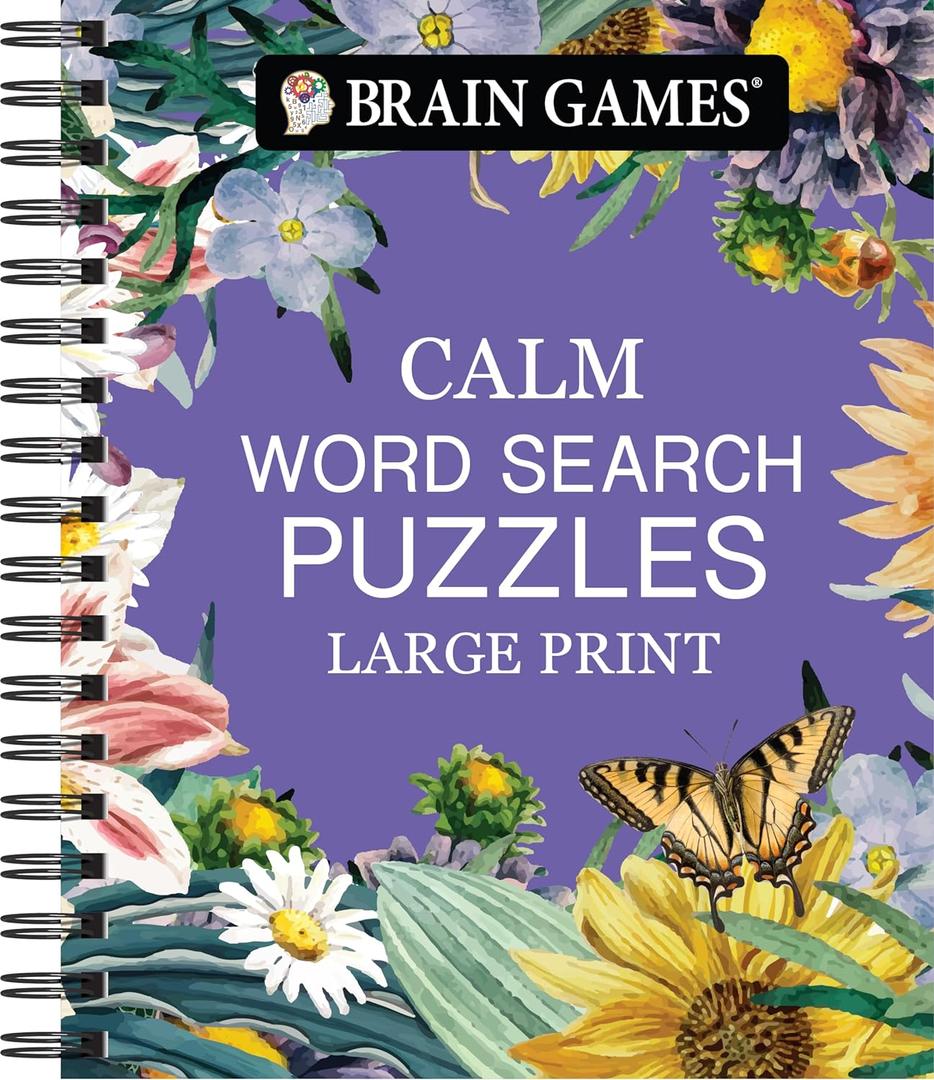 Brain Games - Calm: Word Search Puzzles - Large Print (Brain Games Large Print)