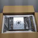 tewei 28'' Large Outdoor Wall Light, Porch Light Outdoor Wall Sconce Lantern, 3-Light Black Exterior Lighting Fixture Wall Mount, Outside Light for House Garage, 1-Pack