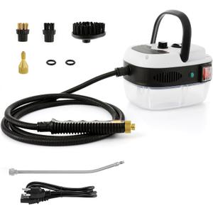 Dyna-Living Steam Cleaner 2500W Car Steamer for Auto Detailing Handheld Steamer Cleaner for Home, High Pressure Steam Cleaner with 1L Water Tank Portable Steamer for Cleaning Kitchen Hood Use