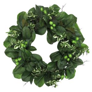 HD Designs24 Inc Magnolia Leaves/Berry Wreath