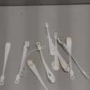 Zhengmy 12 Pcs Christmas Stocking Holders for Mantle Adjustable Stocking Hangers Tie Lightweight Garland Hooks Reusable Silicone Adhesive Straps for Xmas Fireplace Stairways Banister (White)