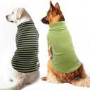 KYEESE 2Pack Dog Sweater Stretchy Large Pets Sweater Turtleneck Dogs Clothes Warm Pet Coats Soft Dog Sweaters for Medium Dogs Boy Pullover Pet Sweatshirt, 2XL