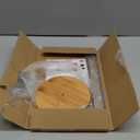 Wood Paper Towel Holder Countertop, TONLEA Kitchen Paper Towel Holder FreeStanding with Fixer for Kitchen and Bathroom Organization, Kitchen Roll Holder for Standard and Large Rolls