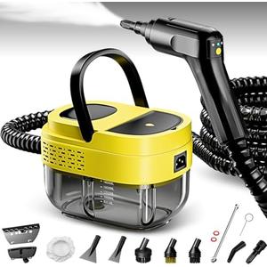 Steam Cleaner,15s Heat-Up,1.6L Tank,3-Level Adjustable Handle,2500W Steamer for Cleaning,Portable Steamer for Cleaning with 16PCS Accessories,Steam Cleaner for Home,Car,Dirt,Grease,Grout,Tile,Couch Steam Cleaner,15s Heat-Up,1.6L Tank,3-Level Adjustable Handle,2500W Steamer for Cleaning,Portable Steamer for Cleaning with 16PCS Accessories,Steam Cleaner for Home,Car,Dirt,Grease,Grout,Tile,Couch