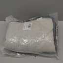 Bathroom Rug 23x15, Extra Soft Small Chenille Bath Rugs, PVC Backing Quick Dry, Machine Washable Bath Mats for Bathroom Floor, Tub and Shower, Absorbent Bathroom Mat Home Decor Accessories (Grey)