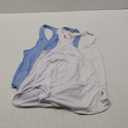 icyzone Workout Tank Tops for Women - Athletic Yoga Tops, Racerback Running Tank Top Loose Fit(Pack of 2) Medium